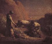 Jean Francois Millet Pick up wheat oil painting